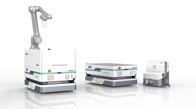 金世豪數位開發的自主式移動機器人（AMR250M），搭配全向輪並結合AI演算法、2D LiDAR、3D攝影機等技術，協助客戶實現產線全自動化